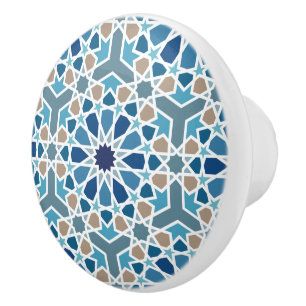 Marockansk Tile Mönster Knopp