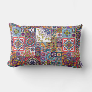 Marockansk Tile Mönster Lumbarkudde