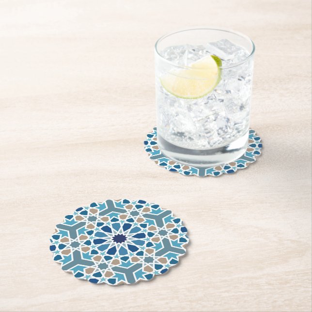 Marockansk Tile Mönster Underlägg Papper (Insitu)