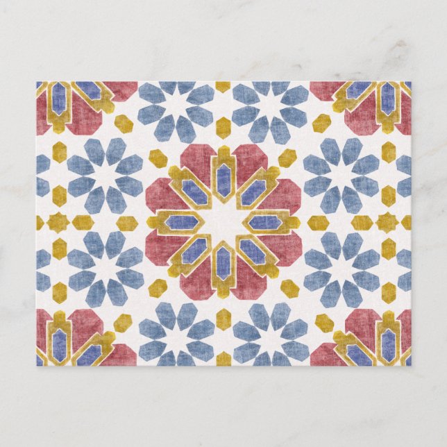 Marockansk Tile Vykort (Framsida)