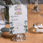 Marockansk tropisk Blommigt | BORDSNUMRET BRÖLLOP Bordsnummer<br><div class="desc">Marocko inspirerade bröllop är djärv, coola och boho-chic. Dusty rosa, djupt tårblått, korall, gult och vild kom av grönt tillsammans i vacker harmoni för att ge en pristig bild av bröllop. Med den här färg-kombinationen får du ett mjukt och kvinnligt stil som är både tidlöst och romantiskt. Underbart för en...</div>