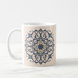 Marockanska andalusiska dekorationer, Mandala-Möns Kaffemugg