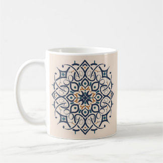 Marockanska andalusiska dekorationer, Mandala-Möns Kaffemugg