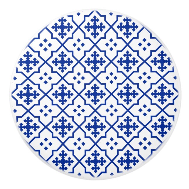 Marockanska blått knopp (Framsidan)