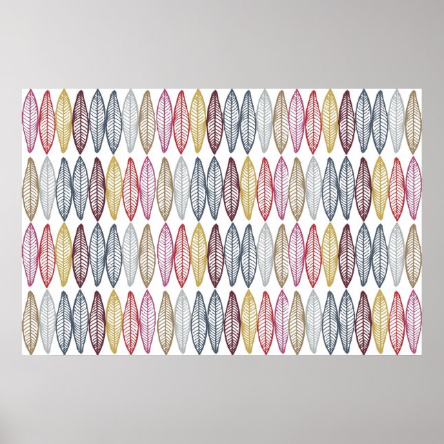 Marockanska fjädrar poster (Framsidan)