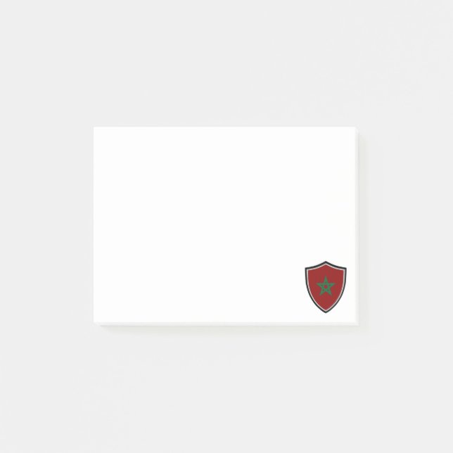 Marockanska flagga post-it block (Framsida)