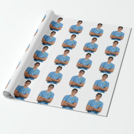 Marockanska fotbollsspelar-klistermärken presentpapper
