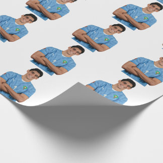Marockanska fotbollsspelar-klistermärken presentpapper
