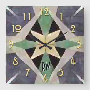 Marockanska konsthandlingar - Monogrammet Fyrkantig Klocka