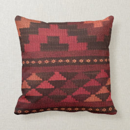 Marockanska Matta, burgundoniska toner, södra West Kudde