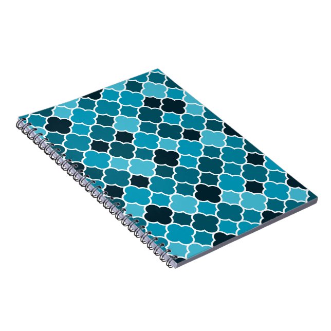 Marockanska mönster anteckningsbok med spiral (Högra Sidan)