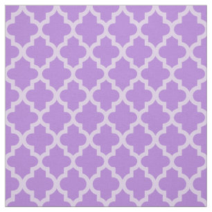 Marockanska Moods Quatrefoil för lavendel Tyg