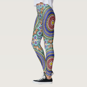 Marockanska Mosaic Print Leggings