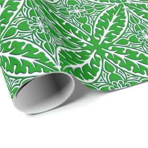 marockanska plattor - emerald grönt och vit presentpapper