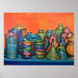 Marockanska pots poster