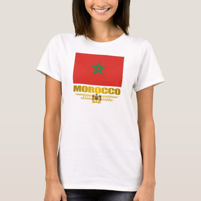 "Marockanska Pridet" Shirts T Shirt (Framsida)