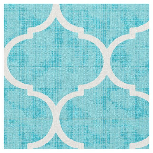 Marockanska Quatrefoil belägger med tegel den hem- Tyg (Närbild)