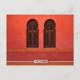 Marockanska riad, Marrakech Marocko Vykort