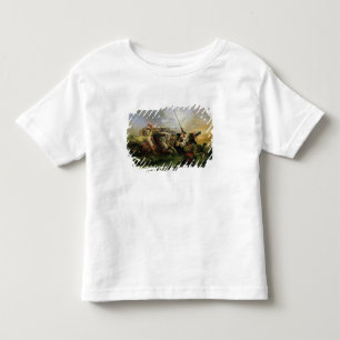 Marockanska skicklig ryttare i den militära t-shirt