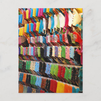 Marockanska skor vykort