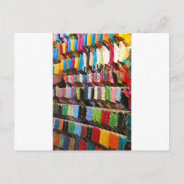 Marockanska skor vykort