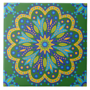 Marockanskt belägga med tegel kakelplatta