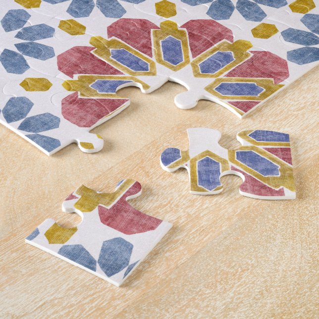 Marockanskt belägga med tegel pussel (Sidan)