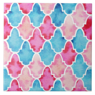 Marockanskt belägger med tegel kakelplatta