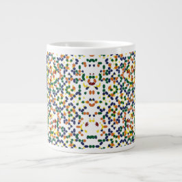Marockanskt geometriskt mönster jumbo mugg