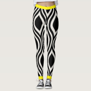 Marockanskt lägga benen på ryggen för gult leggings