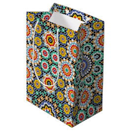 Marockanskt Mosaic Traditionellt Boho Mönster