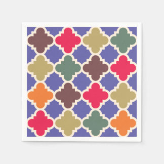 Marockanskt mosaikmönster pappersservett
