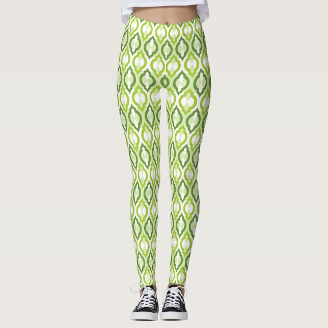 Marockanskt stilmönster leggings (Framsida)