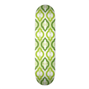 Marockanskt stilmönster mini skateboard bräda 18,7 cm