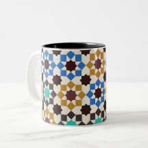 Marockanskt Zellige Geometriskt Mosaikmönster