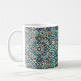 Marockanskt Zellige-kakel mönster Kaffemugg