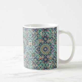 Marockanskt Zellige-kakel mönster Kaffemugg