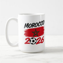 Marocko 2026 Fotbollsfan Football Supporter Stolth