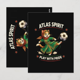 Marocko 2026 Fotbollskatt - Atlas Spirit Cultural Vykort