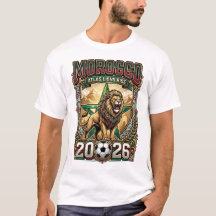 Marocko 2026 Personlig Fotbollsfant-shirt