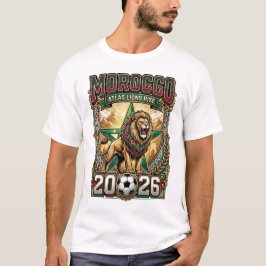 Marocko 2026 Personlig Fotbollsfant-shirt T Shirt