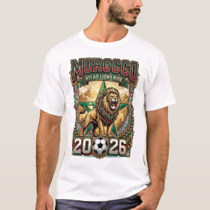 Marocko 2026 Personlig Fotbollsfant-shirt T Shirt
