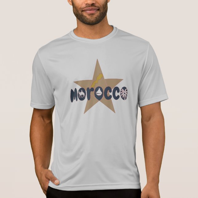 Marocko - A Star of Tradition and Today T Shirt (Framsida)