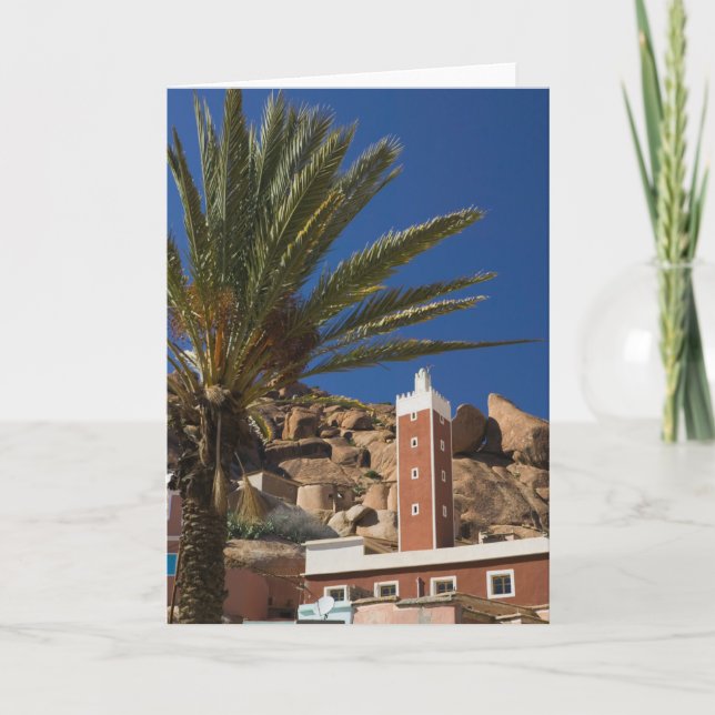 MAROCKO, Atlas, TAFRAOUTE Area: ADAI, röd Kort (Framsida)