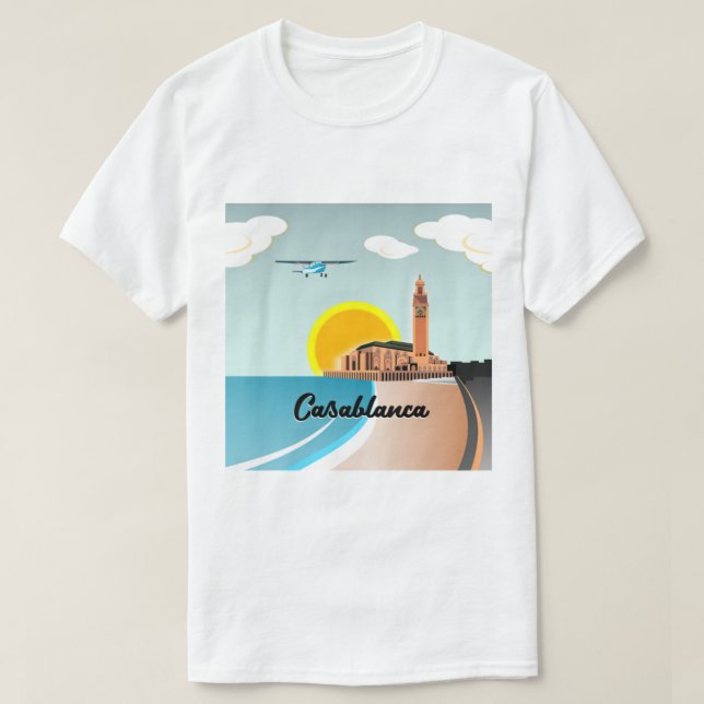 Marocko Casablanca Marocko T Shirt (Design framsida)