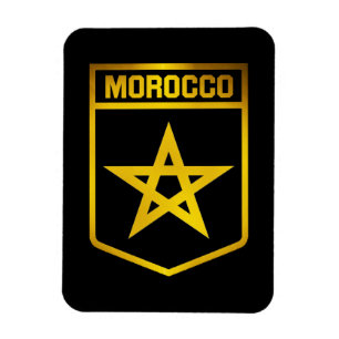 Marocko Emblem Magnet