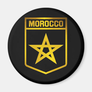 Marocko Emblem Magnet