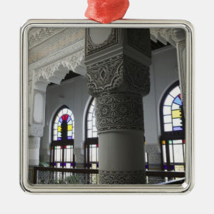 MAROCKO, Fes: Fes El, Bali (Gamla Fes), Riad Fes Julgransprydnad Metall
