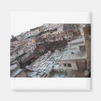 Marocko Fes Travel Photography Magnet