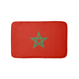 Marocko flagga badrumsmatta